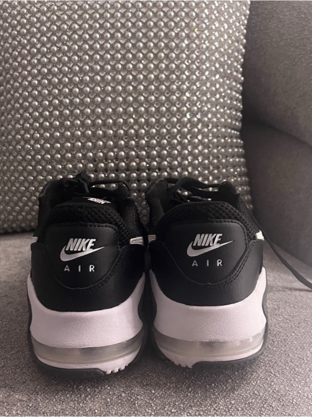 Women Nike Air Black & White Sneakers